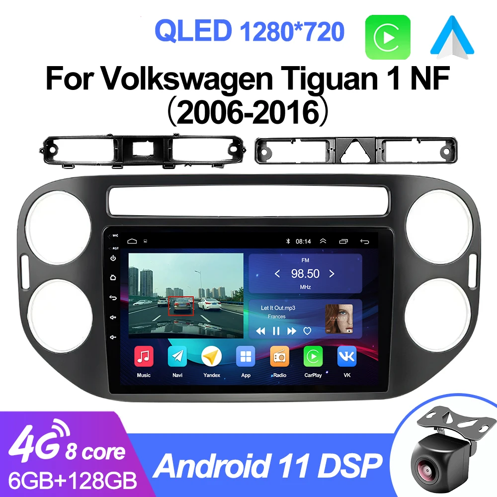 Android 12 Auto Carplay Car Radio Multimedia Player for VW Volkswagen Tiguan 2006-2016 2 din Autoradio Stereo GPS
Android 12 Auto Carplay Car Radio Multimedia Player for VW Volkswagen Tiguan 2006-2016 2 din Autoradio Stereo GPS