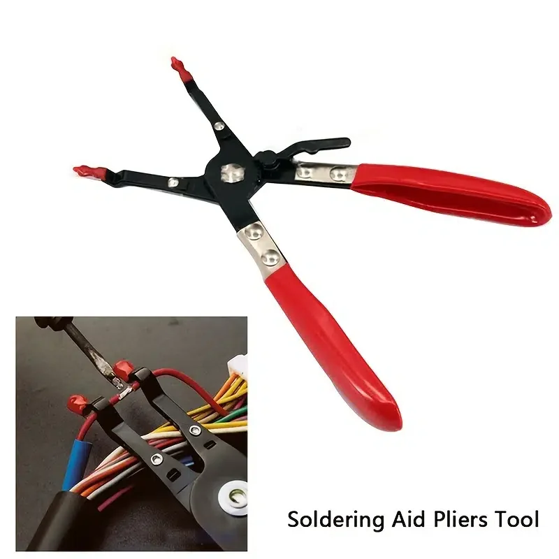 Car Vehicle Soldering Aid Pliers Hold 2 Wires Innovative Car Repair Tool Garage Tools Wire Welding Clamp For Car Repair
Car Vehicle Soldering Aid Pliers Hold 2 Wires Innovative Car Repair Tool Garage Tools Wire Welding Clamp For Car Repair