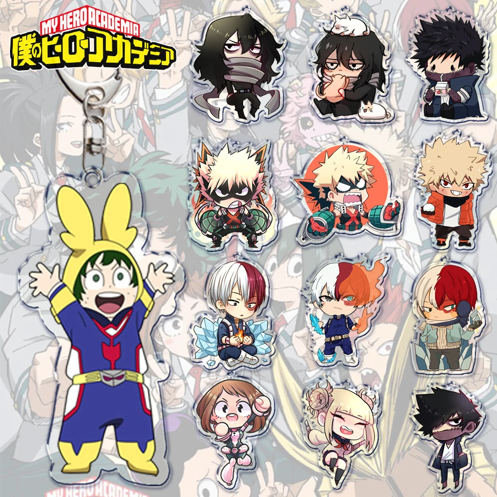 Cute My Hero Academia Anime Keychain Izuku Shouto Midoriya Bakugou Key Chain for Accessories Pendant Key Ring Keychains Gift
Cute My Hero Academia Anime Keychain Izuku Shouto Midoriya Bakugou Key Chain for Accessories Pendant Key Ring Keychains Gift