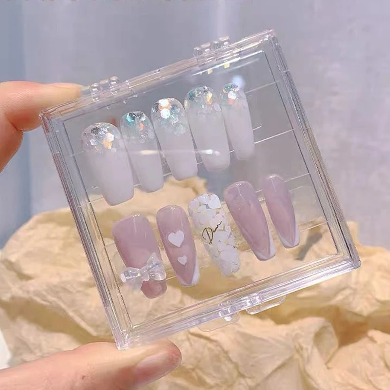 5Pcs Wearable Armor Packing Box Fake Nails Display Holder Acrylic Transparent Dustproof Storage Box Manicure Art Tools
5Pcs Wearable Armor Packing Box Fake Nails Display Holder Acrylic Transparent Dustproof Storage Box Manicure Art Tools
