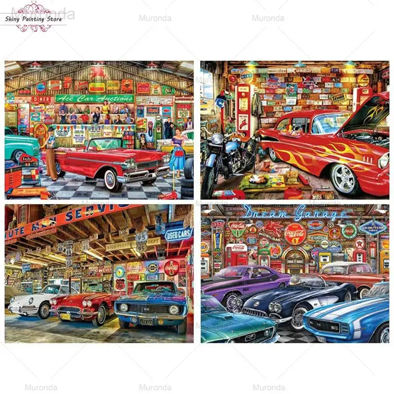 DIY 5D Diamond Painting Garage Car Repair Shop Scenery Full Diamond Mosaic Embroidery Cross Stitch Kit Wall Decor Handmade Gift
DIY 5D Diamond Painting Garage Car Repair Shop Scenery Full Diamond Mosaic Embroidery Cross Stitch Kit Wall Decor Handmade Gift