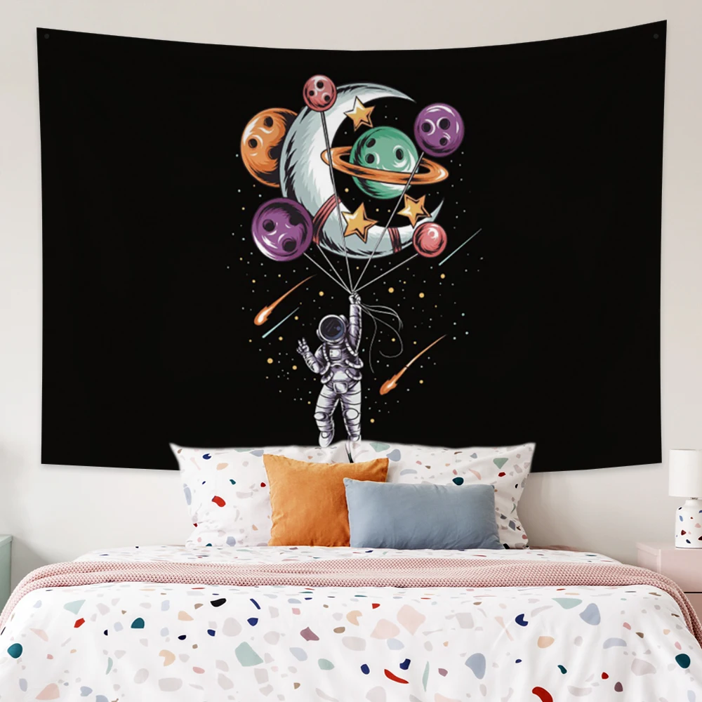 Space Astronaut Wall Tapestry Moon Planet Print 100% Microfiber Fabric Corridor Bedroom Living Room Home Decoration
Space Astronaut Wall Tapestry Moon Planet Print 100% Microfiber Fabric Corridor Bedroom Living Room Home Decoration