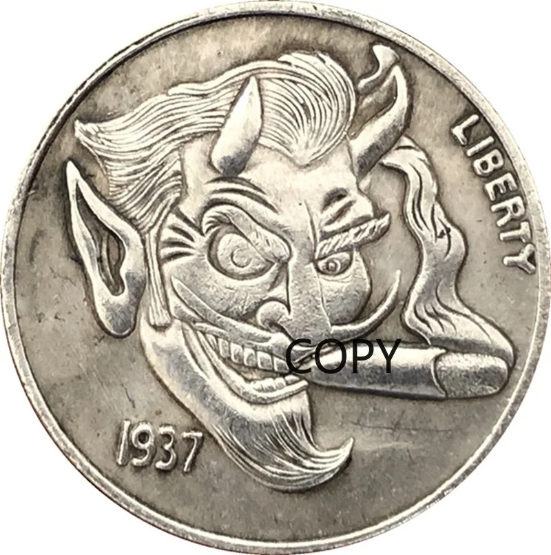 Antique Silver Coin 1937d American Buffalo Hobo Coin Tripod Craft Collectible Replica Coin
Antique Silver Coin 1937d American Buffalo Hobo Coin Tripod Craft Collectible Replica Coin