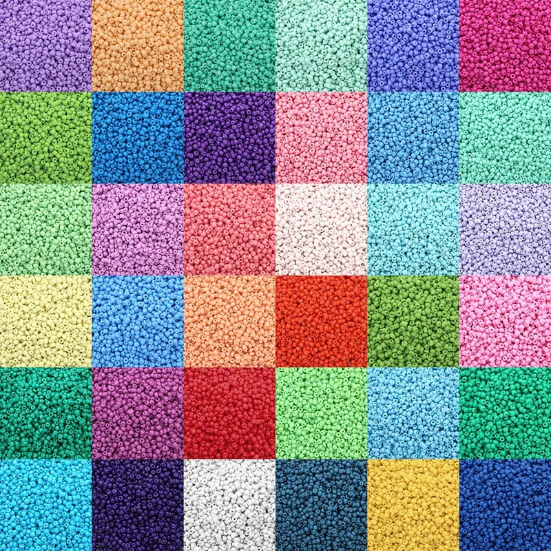 3mm 450g glass paint rice beads loose bead material handmade diy ring necklace beaded jewelry accessories
3mm 450g glass paint rice beads loose bead material handmade diy ring necklace beaded jewelry accessories