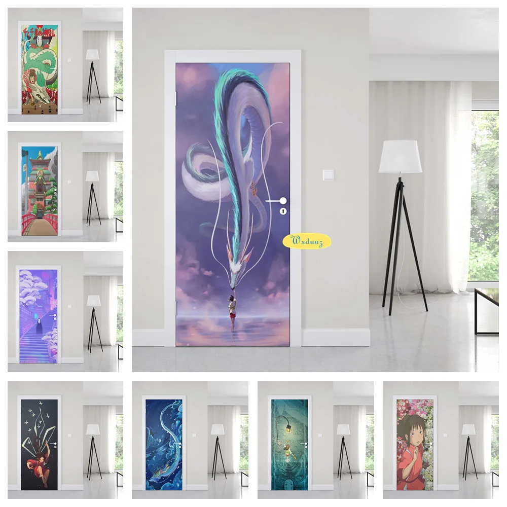 Hayao Miyazaki director popular Japanese anime Spirited Away door stickers children's room boy girl room decoration poster A510
Hayao Miyazaki director popular Japanese anime Spirited Away door stickers children's room boy girl room decoration poster A510