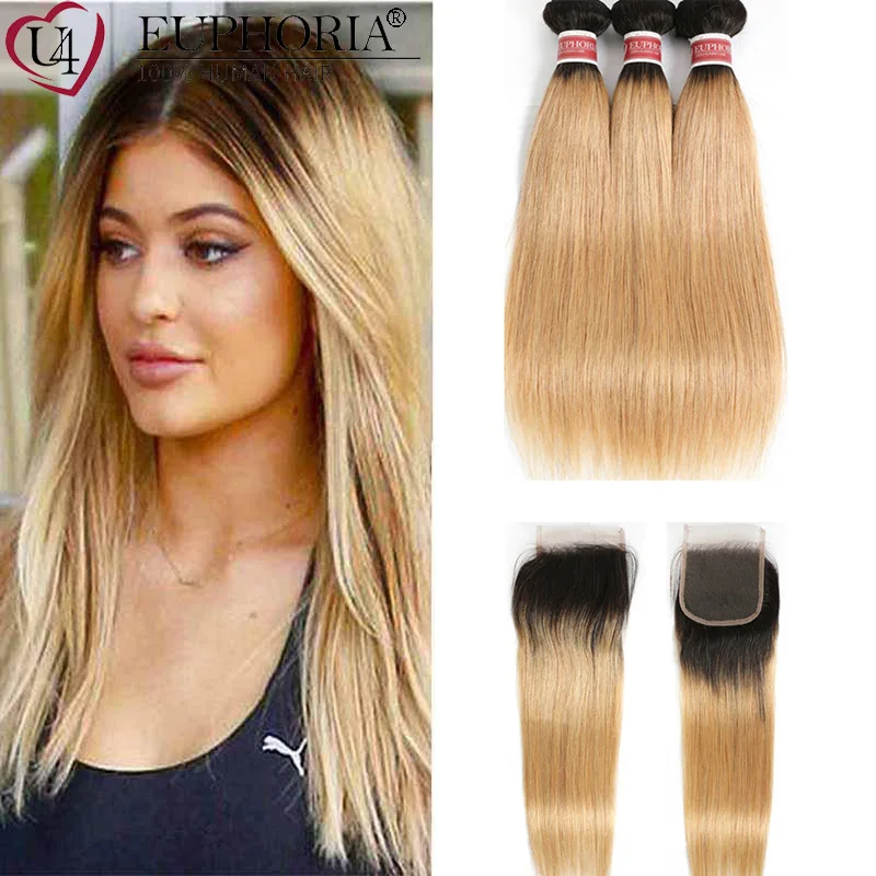 1b/27 Ombre Blonde Straight Bundles With 4x4 Lace Closure Hair Brazilian Human Hair 3 Bundles With Lace Closure Euphoria
1b/27 Ombre Blonde Straight Bundles With 4x4 Lace Closure Hair Brazilian Human Hair 3 Bundles With Lace Closure Euphoria