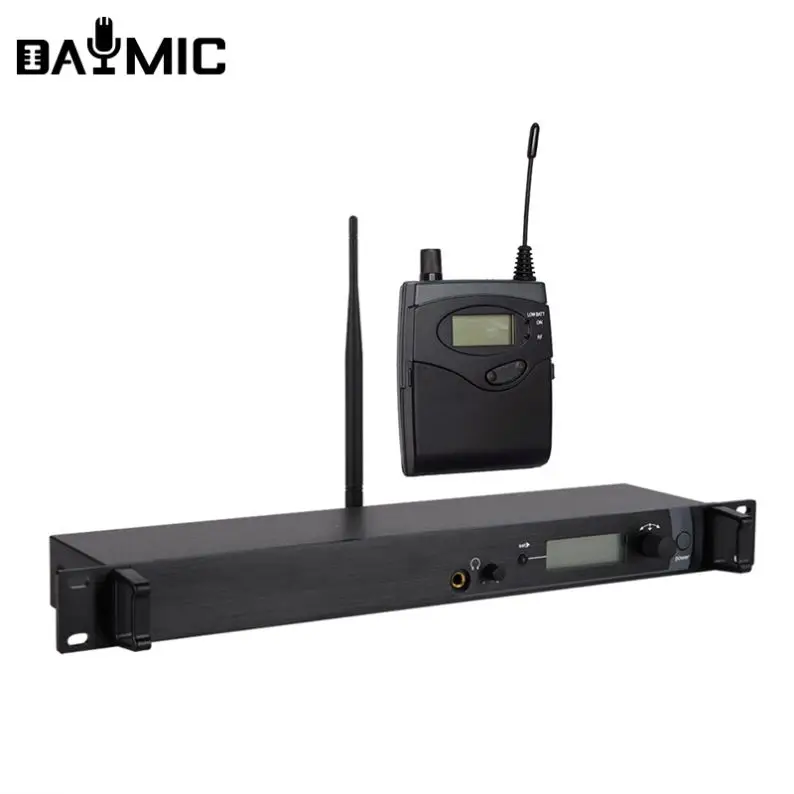 Pro UHF Stereo Wireless in Ear Audio Monitor System Selectable Frequency for Stage studio
Pro UHF Stereo Wireless in Ear Audio Monitor System Selectable Frequency for Stage studio