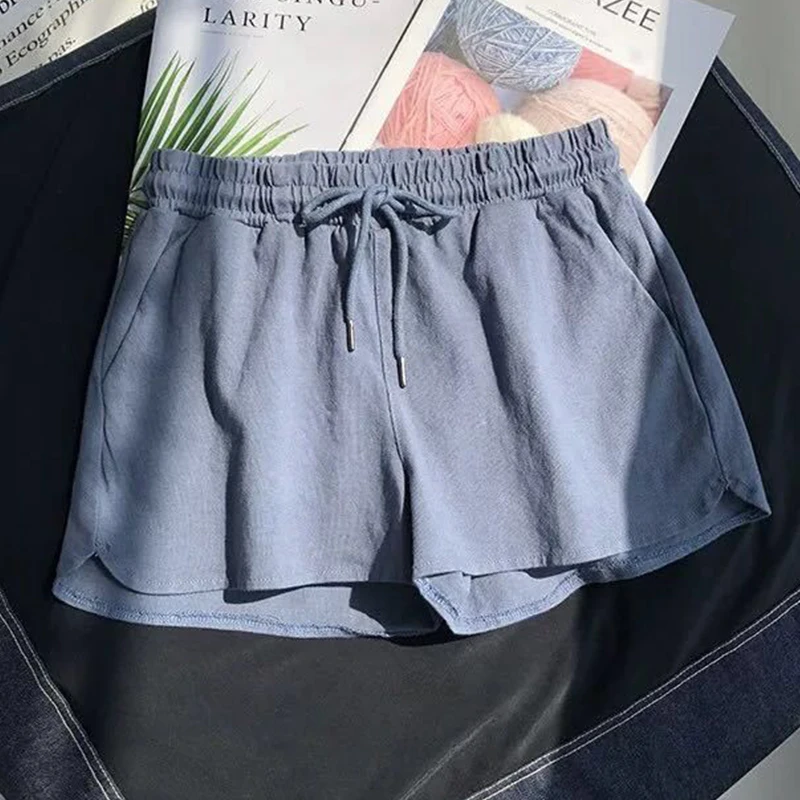 Cheap Women Shorts Summer Casual Solid Drawstring High Waist Loose Beach Soft Cool Female Cotton Biker Sport Thin Dialy Dropship
Cheap Women Shorts Summer Casual Solid Drawstring High Waist Loose Beach Soft Cool Female Cotton Biker Sport Thin Dialy Dropship