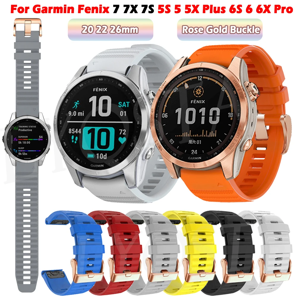 Ремешок силиконовый для смарт-часов Garmin Fenix 7 7X 7S 5S 5 5X Plus 6S 6 6X Pro 935 945, 26 22 20 мм
Ремешок силиконовый для смарт-часов Garmin Fenix 7 7X 7S 5S 5 5X Plus 6S 6 6X Pro 935 945, 26 22 20 мм