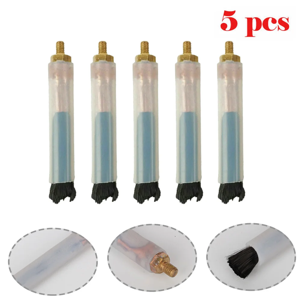 Polisher Cleaner M6 Welding Brush With Silicone Sleeve 3.15 Inches Bristle 5pcs Efficient Effectively Clean Weld Bead
Polisher Cleaner M6 Welding Brush With Silicone Sleeve 3.15 Inches Bristle 5pcs Efficient Effectively Clean Weld Bead