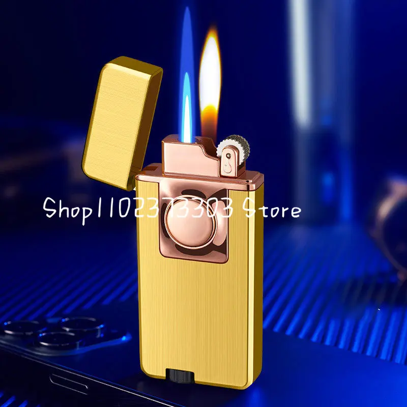 Double Fire Two Way Metal Jet And Normal Switch Flame Torch Cigar Lighter Creative Personality Men Gift
Double Fire Two Way Metal Jet And Normal Switch Flame Torch Cigar Lighter Creative Personality Men Gift