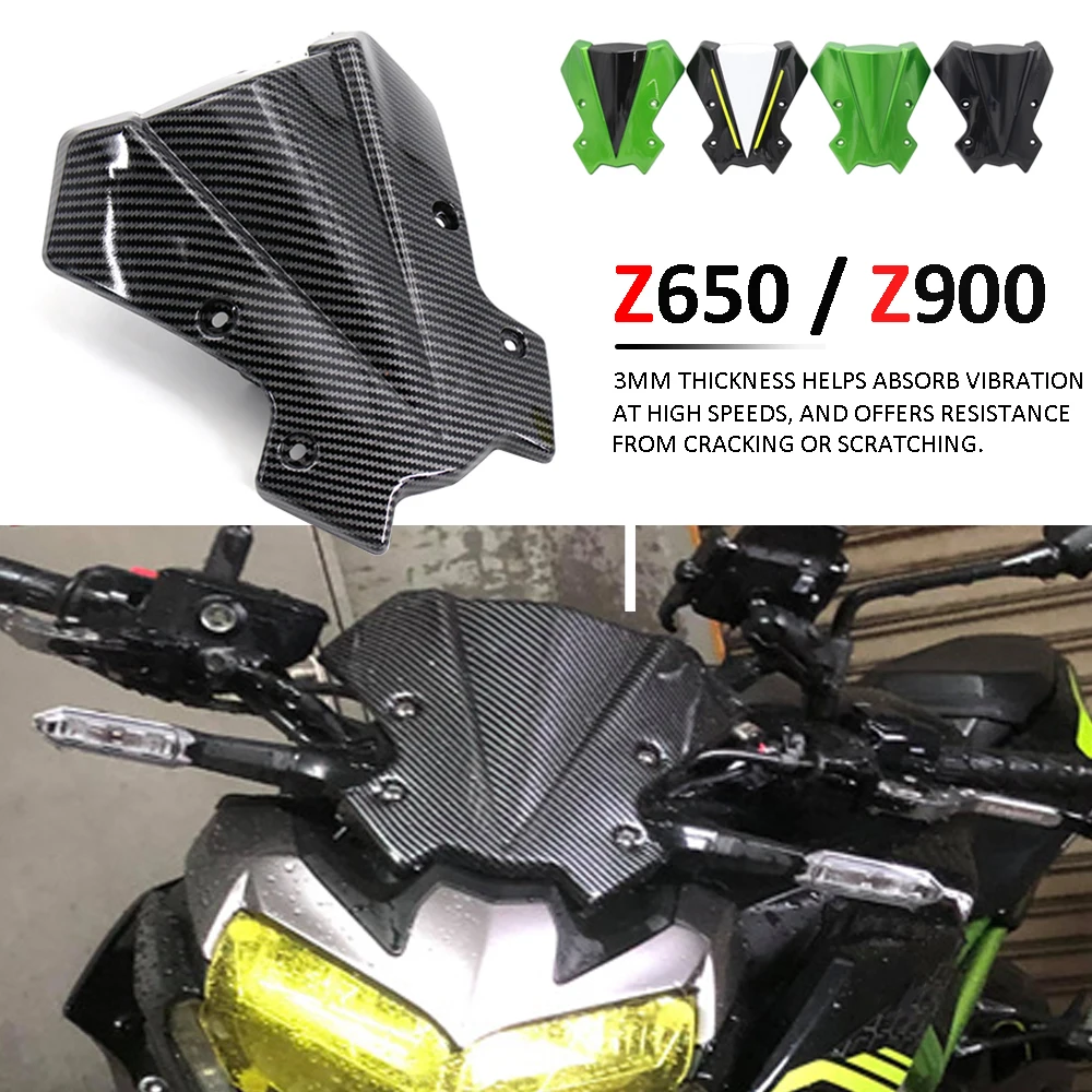 Motorcycle Carbon Fiber Sports Windshield WindScreen Deflector Viser Visor Fits For KAWASAKI Z900 Z650 2020
Motorcycle Carbon Fiber Sports Windshield WindScreen Deflector Viser Visor Fits For KAWASAKI Z900 Z650 2020