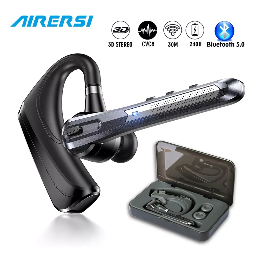 Newest B3 Bluetooth Headset Handsfree Earpiece CVC8.0 Noise Reduction Wireless Earphones With Dual HD Mic For All Smart Phones
Newest B3 Bluetooth Headset Handsfree Earpiece CVC8.0 Noise Reduction Wireless Earphones With Dual HD Mic For All Smart Phones