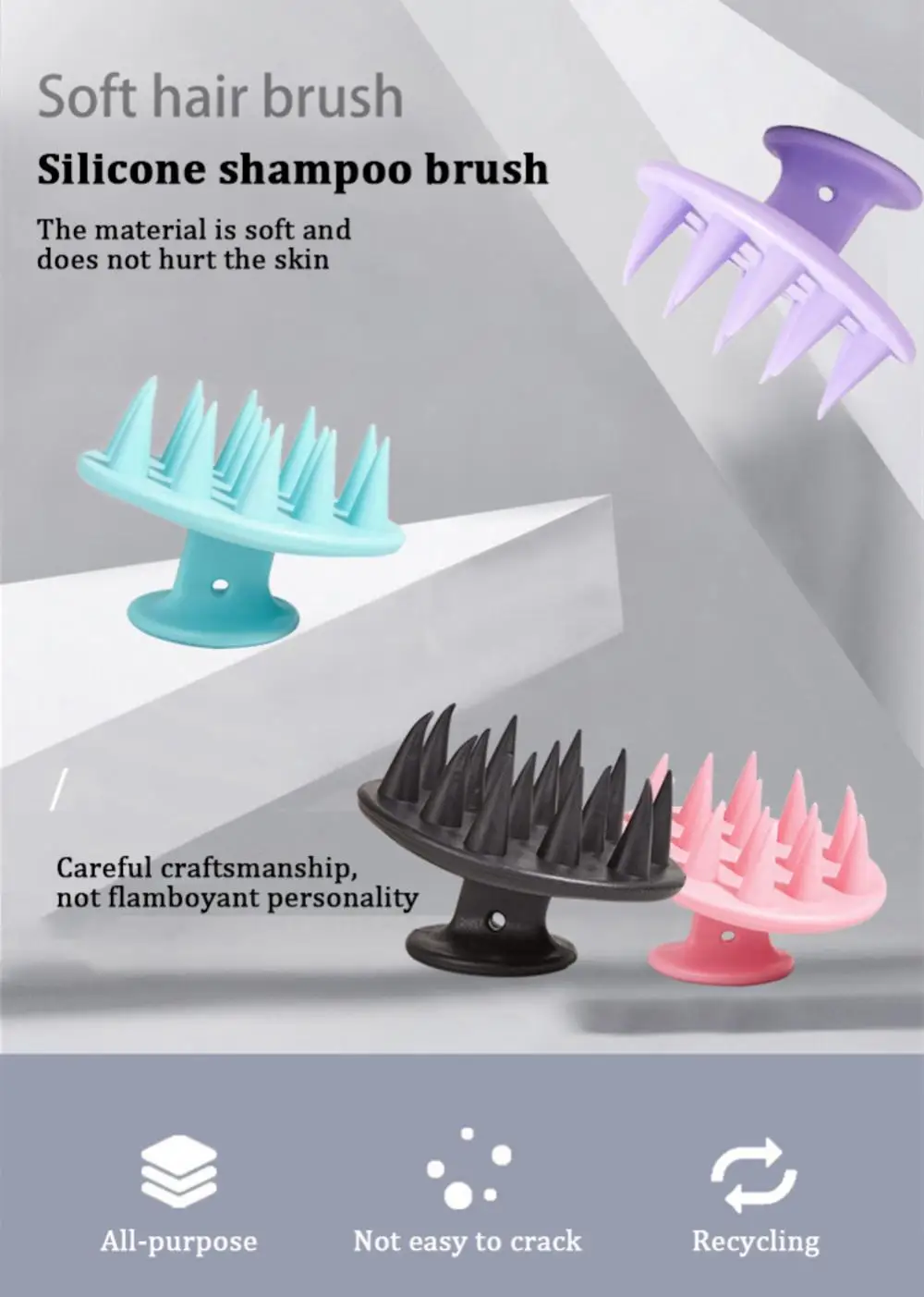 Soft Hair Brush Comb Hair Washer Smoothing Massaging Head Scalp Comfort heads shower Washing Hair Health Beauty Hair Care
Soft Hair Brush Comb Hair Washer Smoothing Massaging Head Scalp Comfort heads shower Washing Hair Health Beauty Hair Care