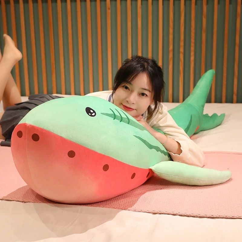 100/130cm Creative Giant Long Soft Stuffed Shark Watermelon Plush Toys Cute Animals Doll Funny Pillow For Girls Kids Gifts
100/130cm Creative Giant Long Soft Stuffed Shark Watermelon Plush Toys Cute Animals Doll Funny Pillow For Girls Kids Gifts