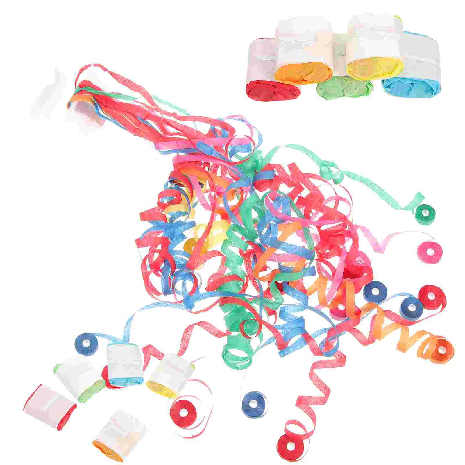 

10 Pcs Hand Throwing Ribbons Decked Accessories Party Streamers Confetti Celebration Paper Wedding Colorful