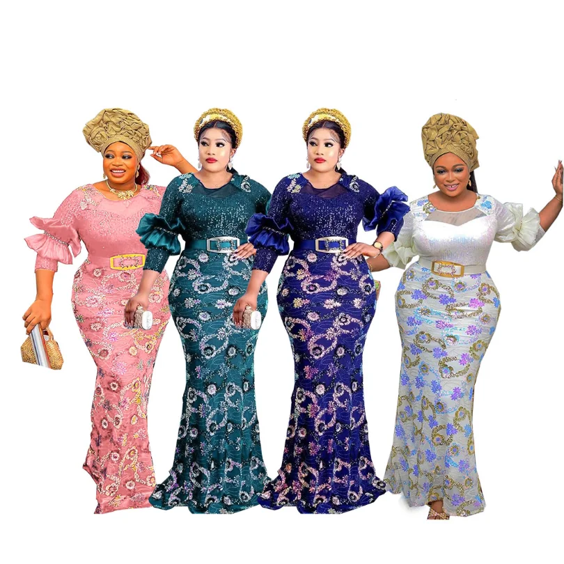 Ankara Ladies Clothing African Women Plus Size Evening Dresses Wedding Party Long Luxury Sequin Gown Bodycon Mermaid Dress
Ankara Ladies Clothing African Women Plus Size Evening Dresses Wedding Party Long Luxury Sequin Gown Bodycon Mermaid Dress