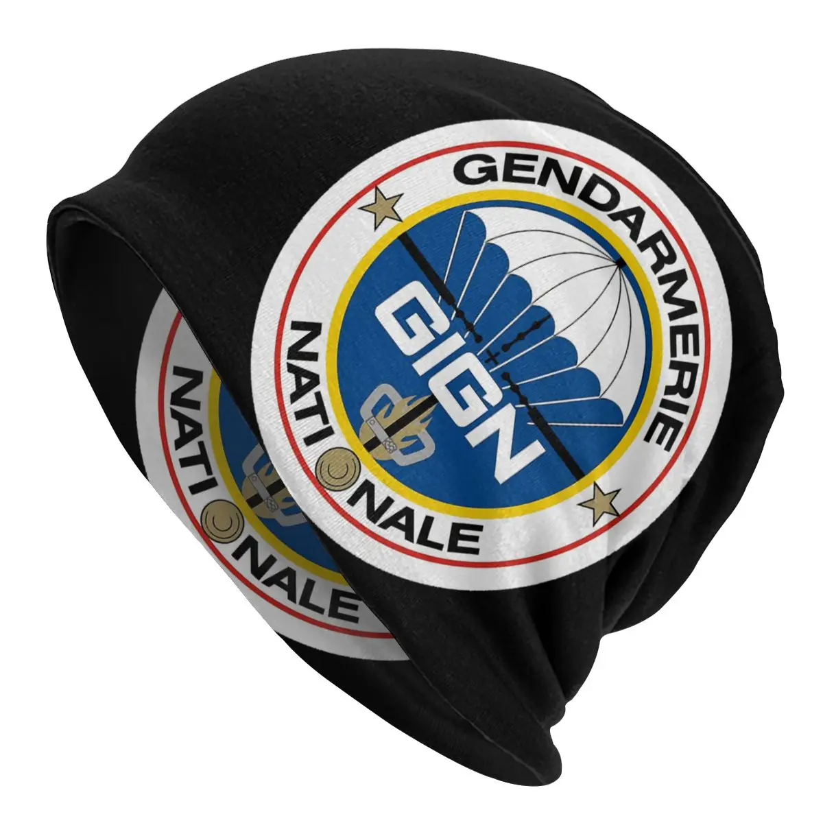 

Bonnet Hats sun Adult Men's Knit Hat National Gendarmerie Intervention Group GIGN (France) hat Vintage Skullies Beanies Caps