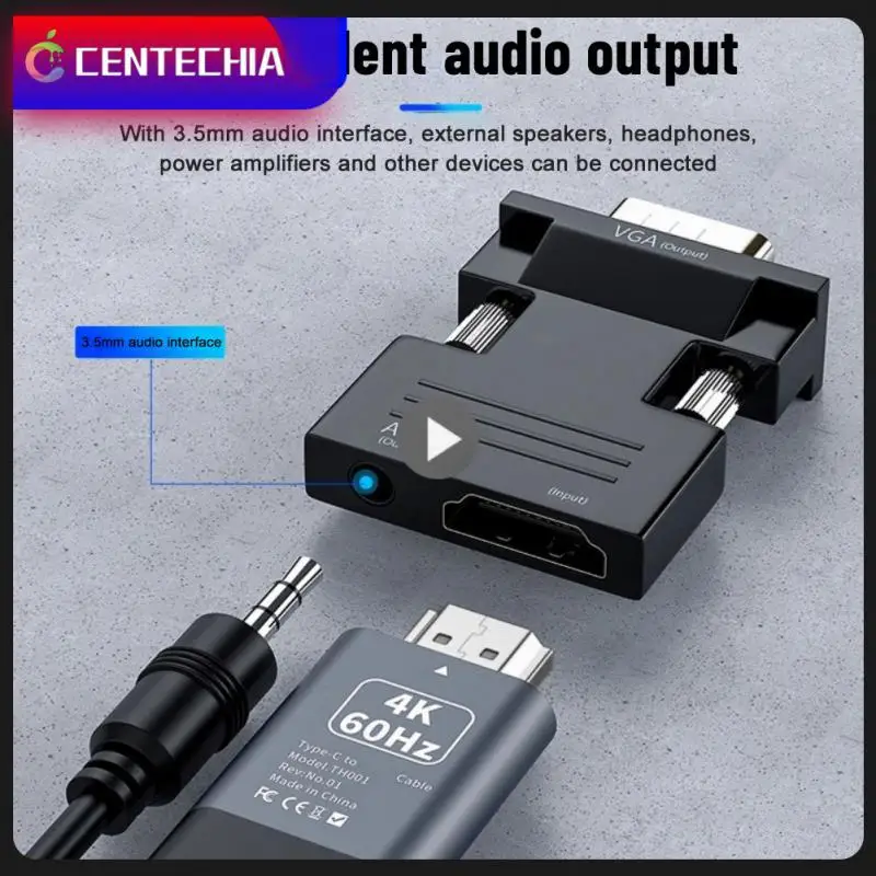 1080p Hd HDMI-compatible To Vga Adapter Video Audio Converter Vga To HDMI-compatible For Pc Laptop 1080p HDMI-compatible
1080p Hd HDMI-compatible To Vga Adapter Video Audio Converter Vga To HDMI-compatible For Pc Laptop 1080p HDMI-compatible