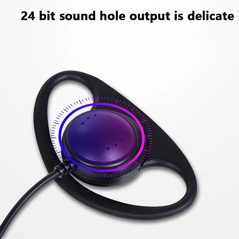 Single Sided D-shaped Ear Loop Simultaneous Interpretation 3.5MM Listen Only Earphone For Radio Tour Guide System
Single Sided D-shaped Ear Loop Simultaneous Interpretation 3.5MM Listen Only Earphone For Radio Tour Guide System