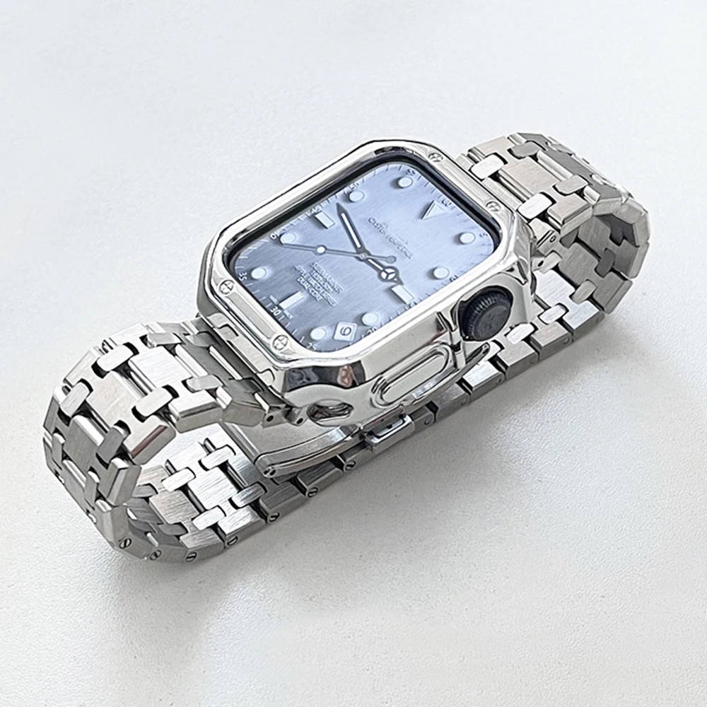 Stainless Steel Bracelet For Apple Watch Band Ultra 49mm Series 6 3 se 5 4 42 44mm 38 40mm Business Strap For iWatch 8 7 45 41mm
Stainless Steel Bracelet For Apple Watch Band Ultra 49mm Series 6 3 se 5 4 42 44mm 38 40mm Business Strap For iWatch 8 7 45 41mm