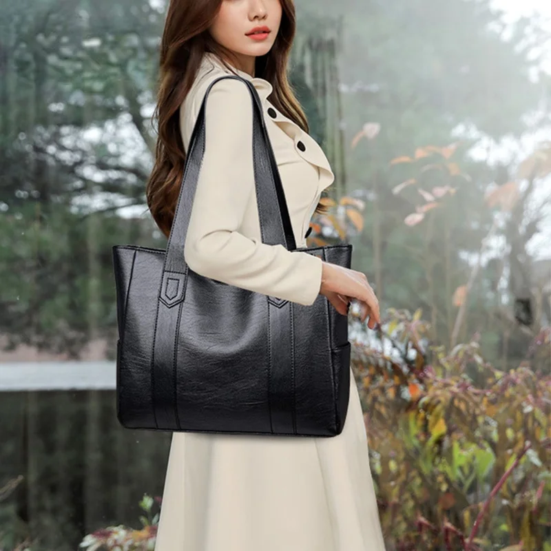New Tote Bag for Women PU Leather Shoulder Bag Large Capacity Handbag Vintage Embossing Lady Handle Bag Pouch Shopping Bag
New Tote Bag for Women PU Leather Shoulder Bag Large Capacity Handbag Vintage Embossing Lady Handle Bag Pouch Shopping Bag