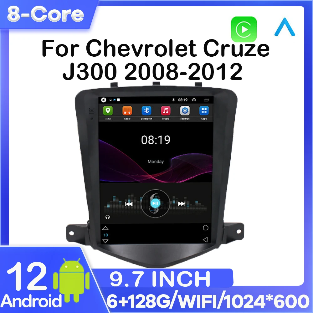 Автомобильный плеер на Android 12, 6 ГБ + 128 Гб для Chevrolet Cruze J300 2008-2012, 2DIN, радио, мультимедиа, видео, GPS, CarPlay, авто, 4G, для стиля Теслы
Автомобильный плеер на Android 12, 6 ГБ + 128 Гб для Chevrolet Cruze J300 2008-2012, 2DIN, радио, мультимедиа, видео, GPS, CarPlay, авто, 4G, для стиля Теслы