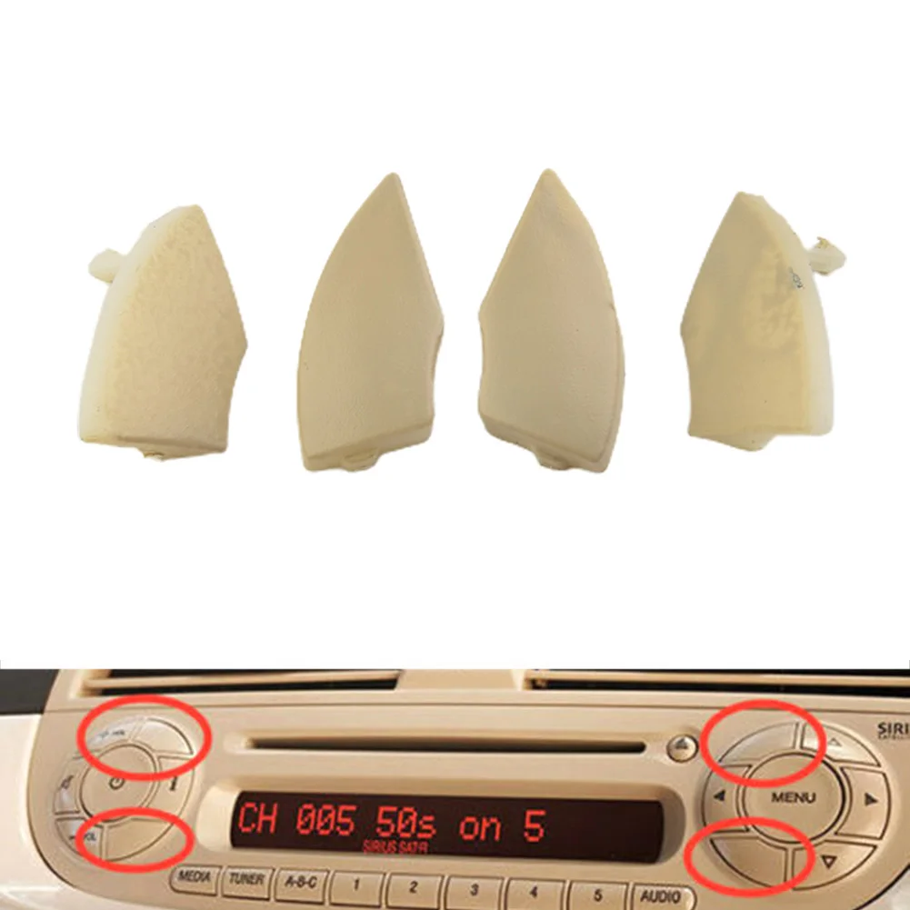 4pcs Radio Cd Button Beige Trim Mould Cover Removal For500 Button Replacement Automotives Interior Accessories
4pcs Radio Cd Button Beige Trim Mould Cover Removal For500 Button Replacement Automotives Interior Accessories