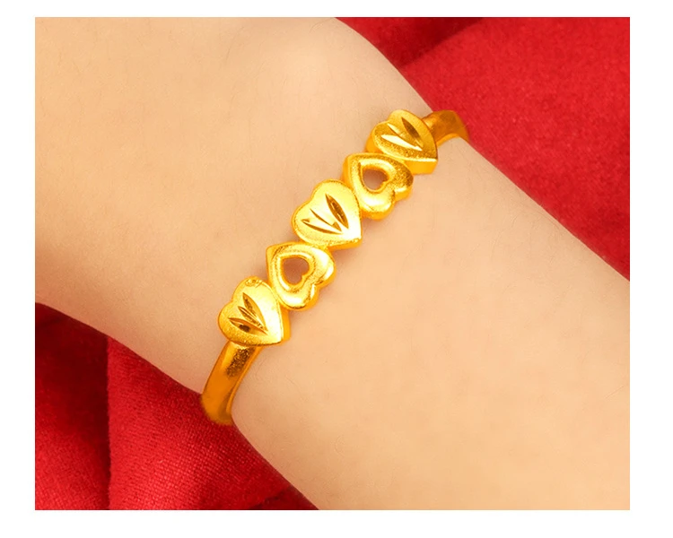 Вьетнамский золотой браслет с песком, женский браслет из чистого золота 999 пробы, браслет с имитацией золота, ювелирные изделия из 24-каратно...
Вьетнамский золотой браслет с песком, женский браслет из чистого золота 999 пробы, браслет с имитацией золота, ювелирные изделия из 24-каратно...