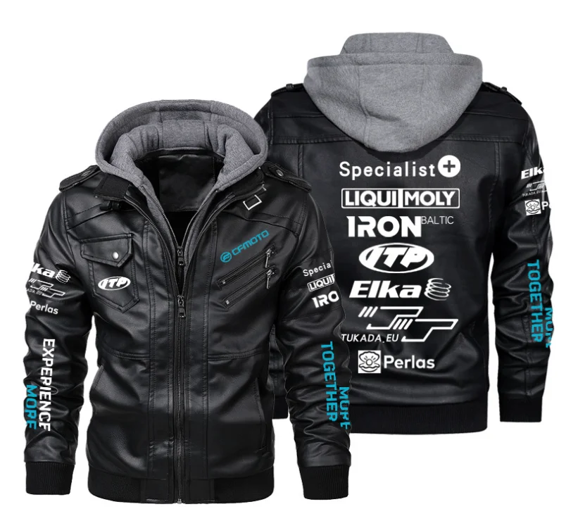 New bomber CF motorcycle logo Men's Leather Jackets Autumn Casual Motorcycle PU Jacket Biker Leather Coats Brand Clothing EU Siz
New bomber CF motorcycle logo Men's Leather Jackets Autumn Casual Motorcycle PU Jacket Biker Leather Coats Brand Clothing EU Siz