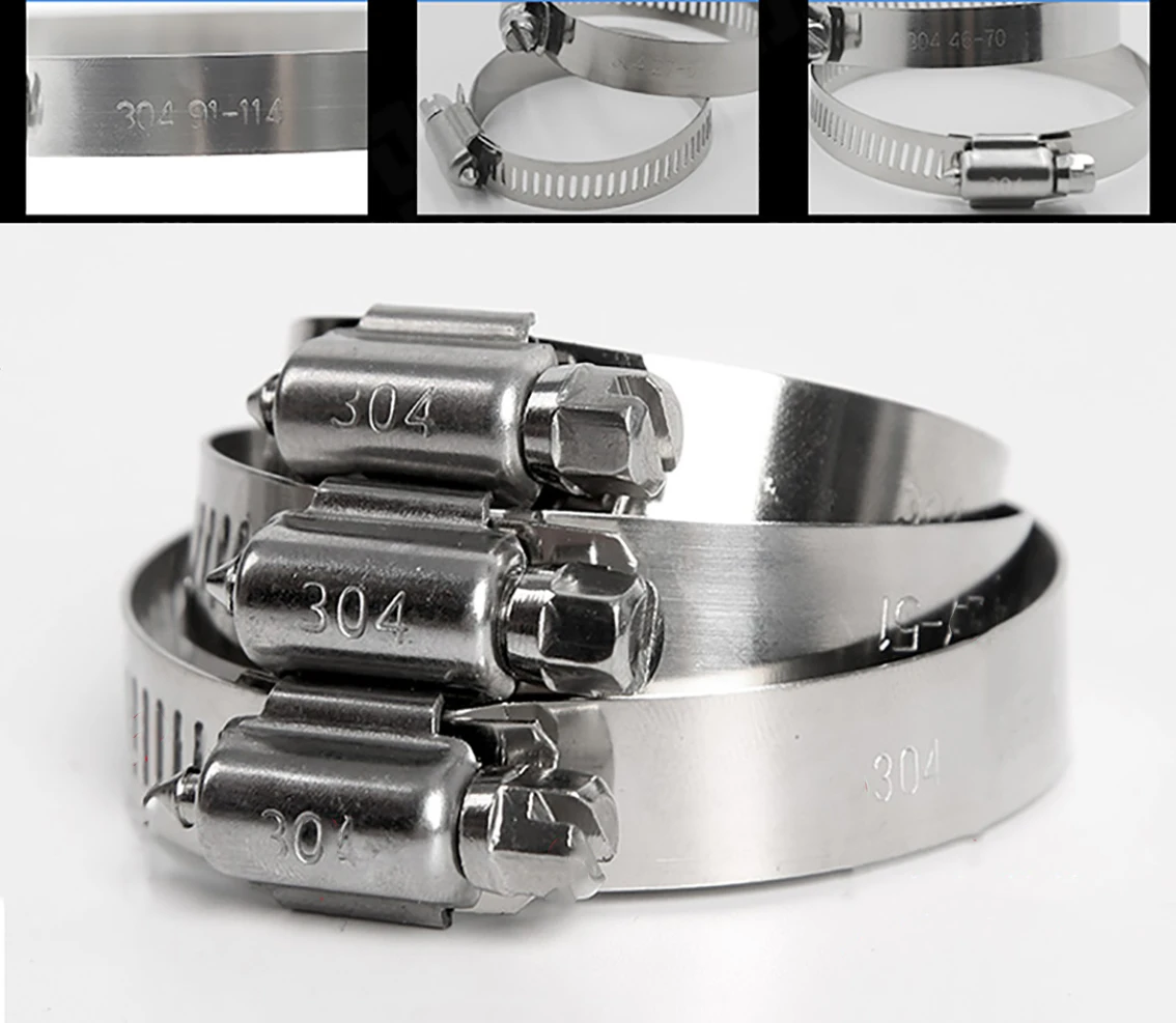 Pipe Clamps 6-12 to 800-900mm 304 Stainless Steel Adjustable Drive Hose Clips Fuel Hose Hoop Pipe Clamp
Pipe Clamps 6-12 to 800-900mm 304 Stainless Steel Adjustable Drive Hose Clips Fuel Hose Hoop Pipe Clamp