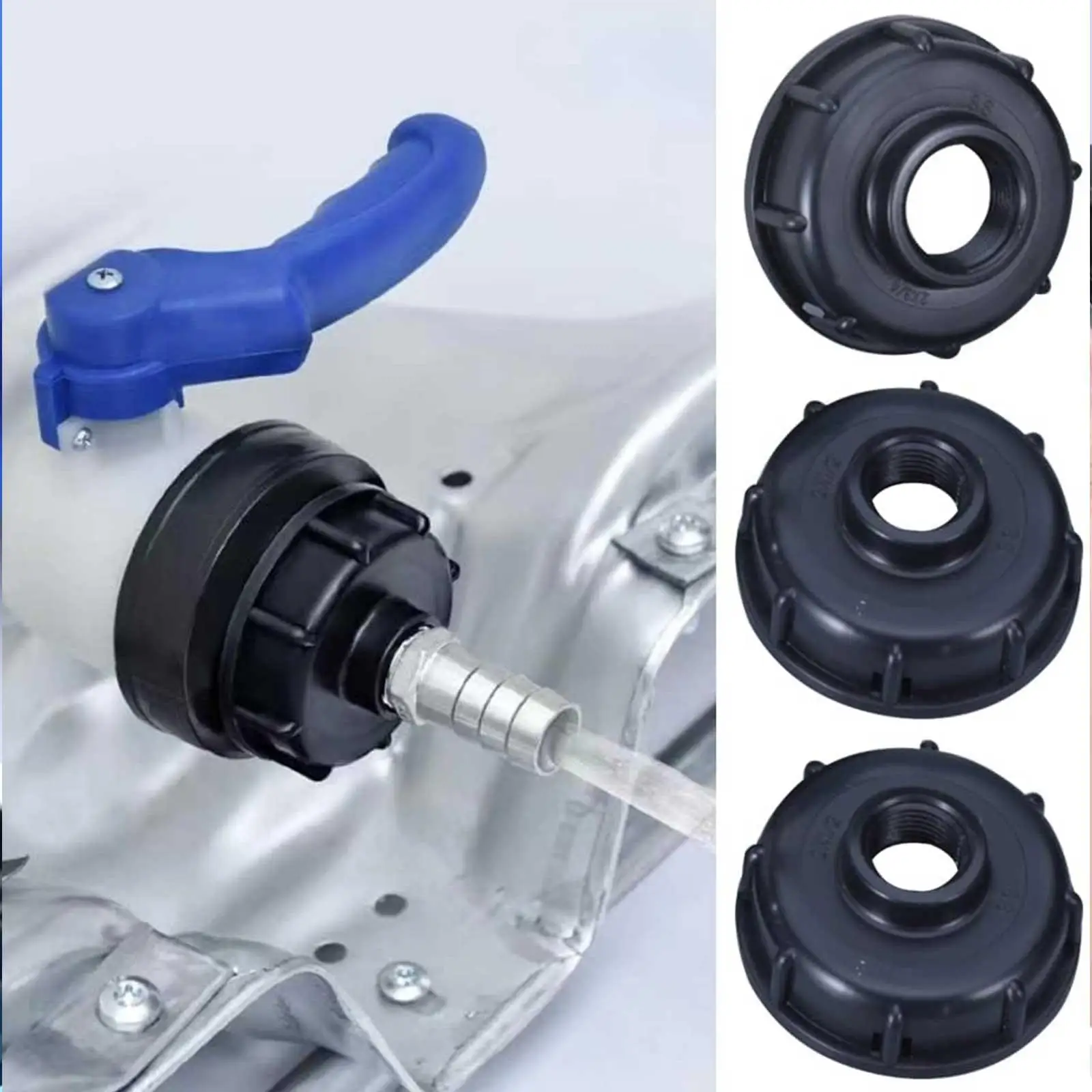 1/2" 3/4" 1" Female Thread IBC Tank Adapter S60X6 Water Tap Connector Valve Replacement Fitting Garden Irrigation ConnectionTool
1/2" 3/4" 1" Female Thread IBC Tank Adapter S60X6 Water Tap Connector Valve Replacement Fitting Garden Irrigation ConnectionTool