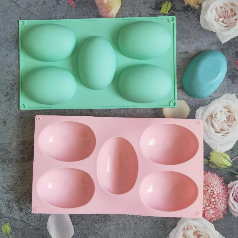 5 Holes Dinosaur Egg Mold Silicone Soap Cake Mould 3D Oval Goose Eggs Shape Handmade Chocolate Pudding Jelly Cookie Making
5 Holes Dinosaur Egg Mold Silicone Soap Cake Mould 3D Oval Goose Eggs Shape Handmade Chocolate Pudding Jelly Cookie Making
