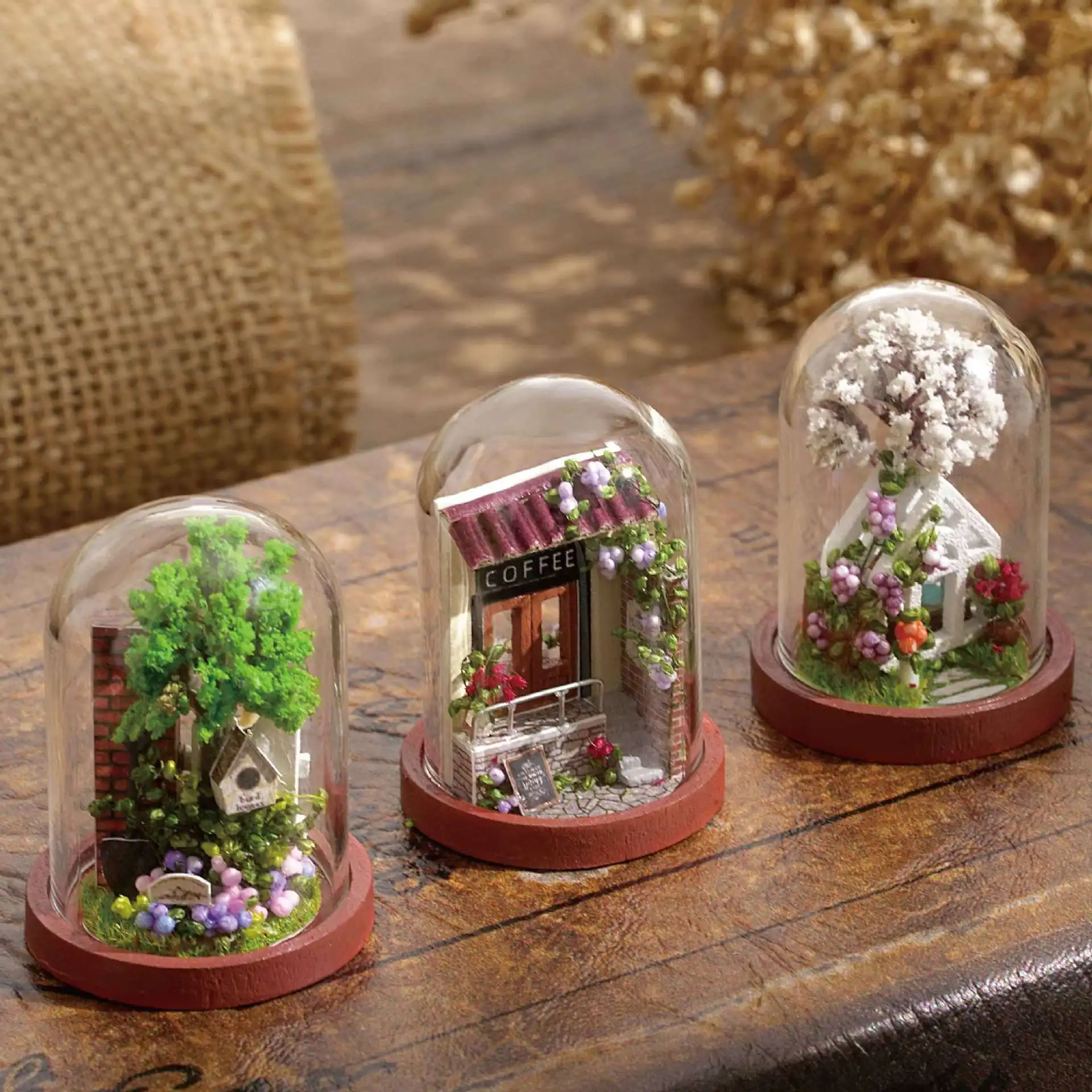 

Assemble DIY Doll House Toy Wooden Miniatura Doll Houses Miniature Dollhouse toys With Furniture LED Lights Birthday Gift