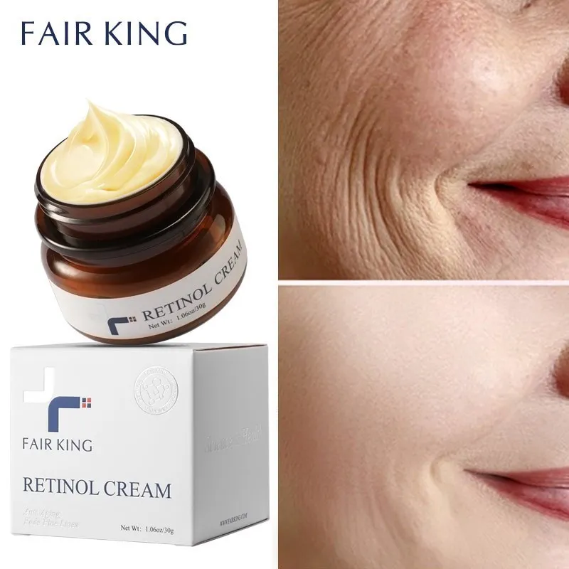 FAIRKING Retinol Cream Anti Aging Firming Reducing Fine Lines Whitening Moisturizing Tender Deep Skin Nourishing Shrinking Pores
FAIRKING Retinol Cream Anti Aging Firming Reducing Fine Lines Whitening Moisturizing Tender Deep Skin Nourishing Shrinking Pores