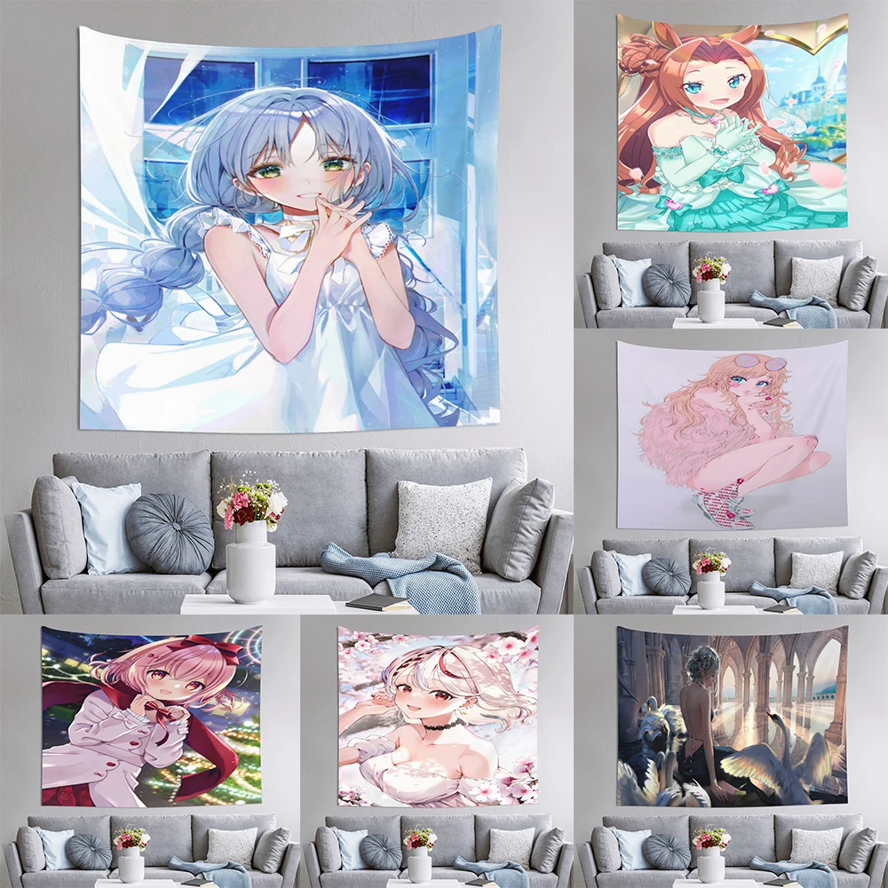 Anime Sexy Girls Creative Gift Tapestry Wall Hanging 3D HD Digital Printing Japanese Home Decor Cute Style Wall Background Cloth
Anime Sexy Girls Creative Gift Tapestry Wall Hanging 3D HD Digital Printing Japanese Home Decor Cute Style Wall Background Cloth