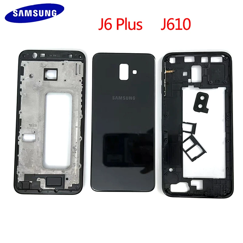 Оригинальный чехол для j6 plus Samsung Galaxy J6 Plus 2018 J6 + J610, ЖК-панель + средняя рамка + задняя крышка корпуса аккумулятора + слот для sim-карты
Оригинальный чехол для j6 plus Samsung Galaxy J6 Plus 2018 J6 + J610, ЖК-панель + средняя рамка + задняя крышка корпуса аккумулятора + слот для sim-карты