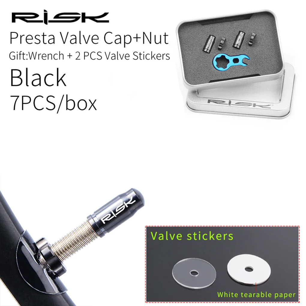 Alloy Bicycle Valve Cap Kit Professional Replacement Outdoor Activity Biking Valves Dust Cover Components Black
Alloy Bicycle Valve Cap Kit Professional Replacement Outdoor Activity Biking Valves Dust Cover Components Black