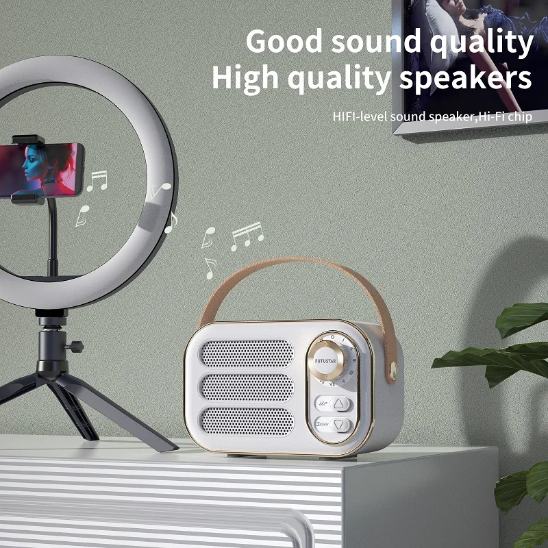 Портативная Bluetooth-Колонка V5.0 в ретро стиле, Hifi стерео TF FM-радио, беспроводной громкий динамик, музыкальный плеер из старого пластика, мини-са...
Портативная Bluetooth-Колонка V5.0 в ретро стиле, Hifi стерео TF FM-радио, беспроводной громкий динамик, музыкальный плеер из старого пластика, мини-са...