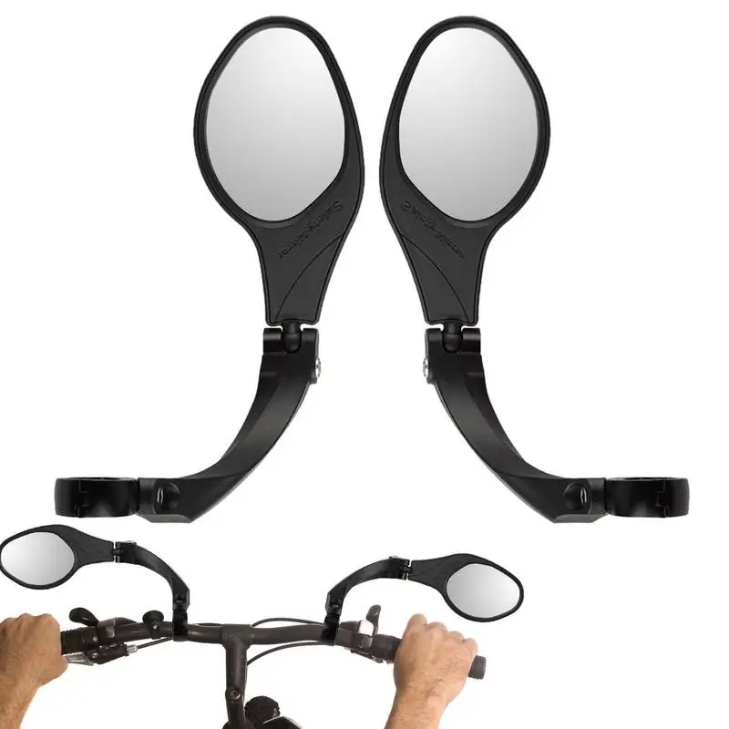 Bicycle Rear View Mirror Bike Black Wide Range Mirrors Cycling Back Sight Handlebar Reflector Adjustable Left Right Mirrors
Bicycle Rear View Mirror Bike Black Wide Range Mirrors Cycling Back Sight Handlebar Reflector Adjustable Left Right Mirrors