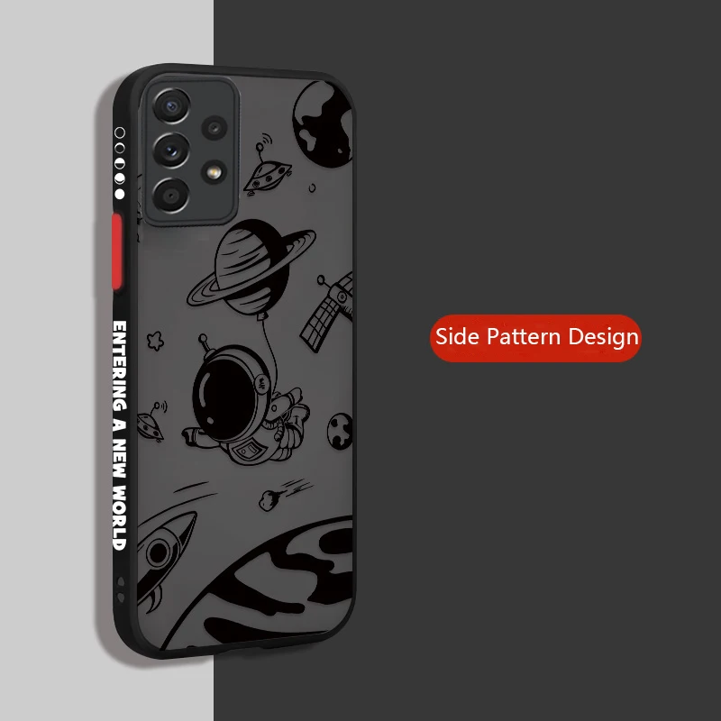 For Galaxy A52S Astronaut Side Pattern Case For Samsung A53 A23 A33 A73 A52 S A72 A32 A12 4G 5G A51 A71 A50 A70 Protective Cover
For Galaxy A52S Astronaut Side Pattern Case For Samsung A53 A23 A33 A73 A52 S A72 A32 A12 4G 5G A51 A71 A50 A70 Protective Cover