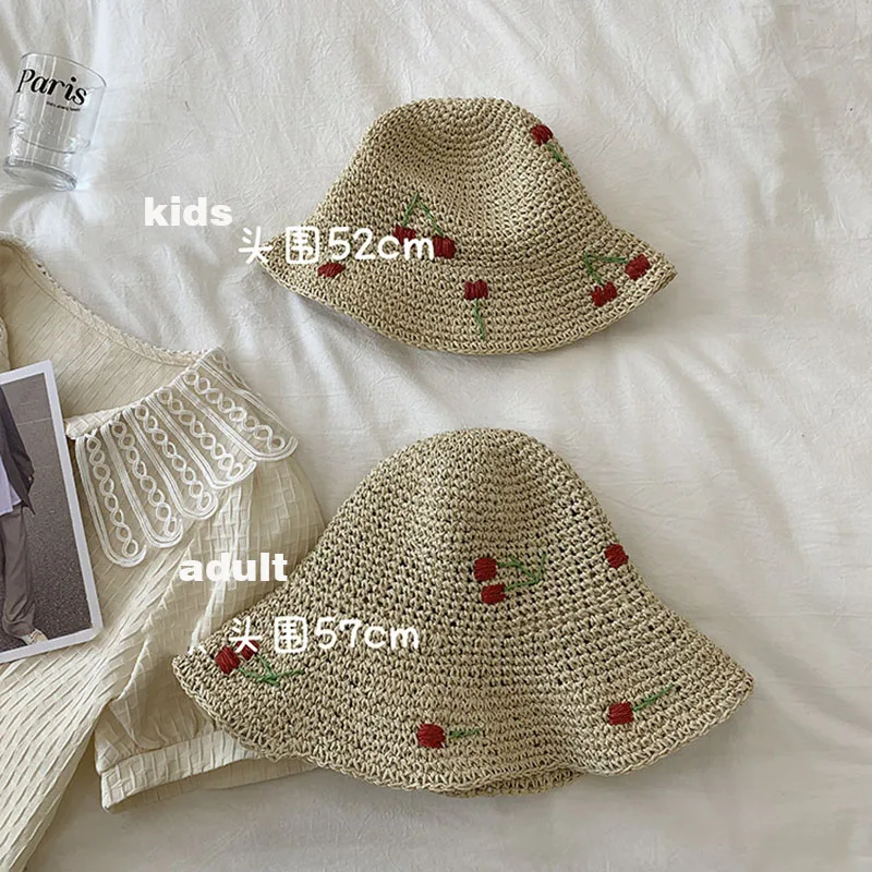 Summer Mother Kids Straw Hat Fashion Flower Kids Panama Caps Adult Fisherman Cap Outfoor Travel Beach Cap 2023 Korea Style
Summer Mother Kids Straw Hat Fashion Flower Kids Panama Caps Adult Fisherman Cap Outfoor Travel Beach Cap 2023 Korea Style