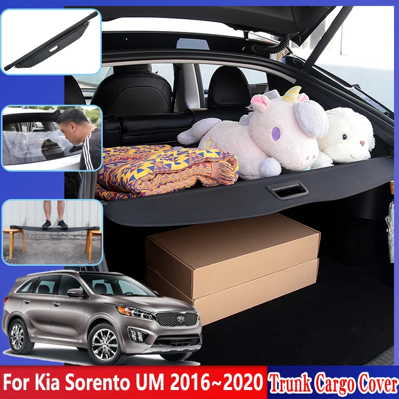 Аксессуары для Kia Sorento UM 2016 ~ 2020 2019 2018, занавеска для багажника автомобиля, грузовой Чехол, выделенное пространство, конфиденциальность, защитный коврик
Аксессуары для Kia Sorento UM 2016 ~ 2020 2019 2018, занавеска для багажника автомобиля, грузовой Чехол, выделенное пространство, конфиденциальность, защитный коврик