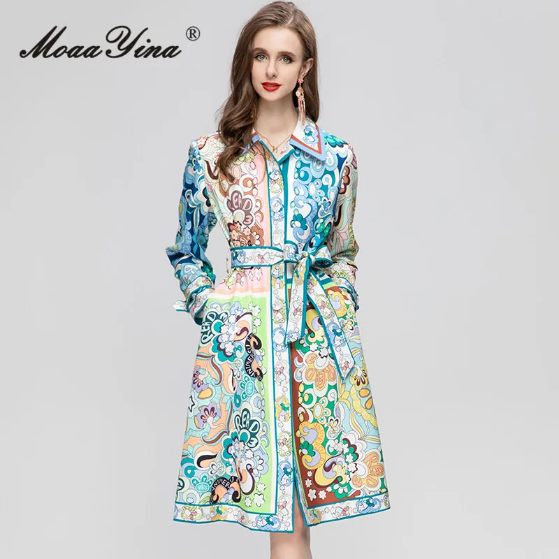 MoaaYina Summer Fashion Runway Vintage Pattern Printed Dress Women Lapel Single Breasted Frenulum Gathered Waist Slim Midi Dress
MoaaYina Summer Fashion Runway Vintage Pattern Printed Dress Women Lapel Single Breasted Frenulum Gathered Waist Slim Midi Dress