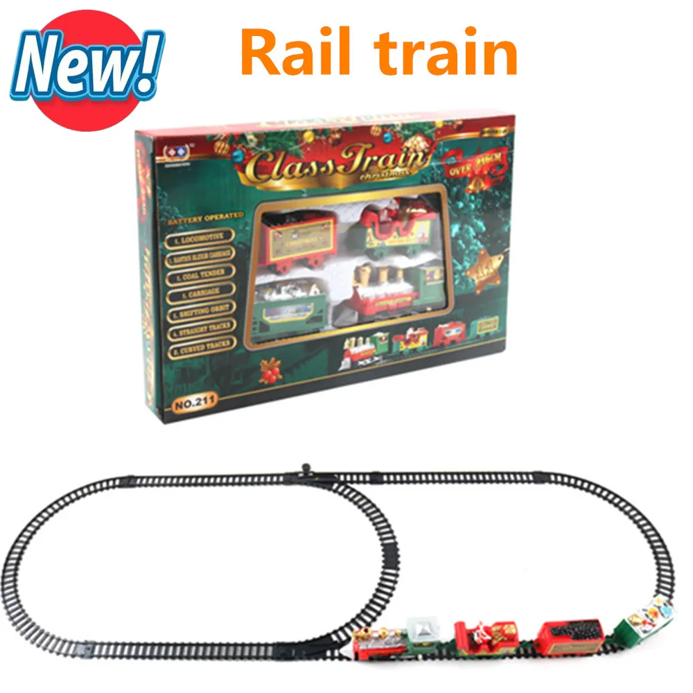 New Kids Train Set Non Remote Control Model Rail Car Christmas Electric Train Rail Track Trains Gifts For 4+ Year Old Kids
New Kids Train Set Non Remote Control Model Rail Car Christmas Electric Train Rail Track Trains Gifts For 4+ Year Old Kids