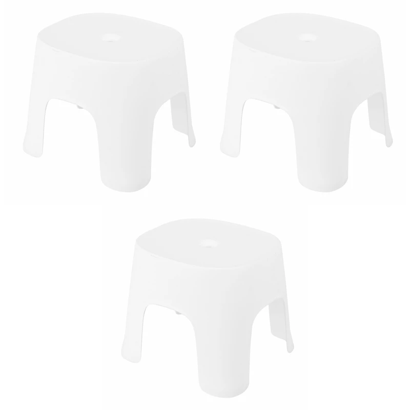 3X Small Bench Anti-Skid Coffee Table Plastic Simple Stool Adult Thickening Children's Stool For Shoes Short Stool White
3X Small Bench Anti-Skid Coffee Table Plastic Simple Stool Adult Thickening Children's Stool For Shoes Short Stool White