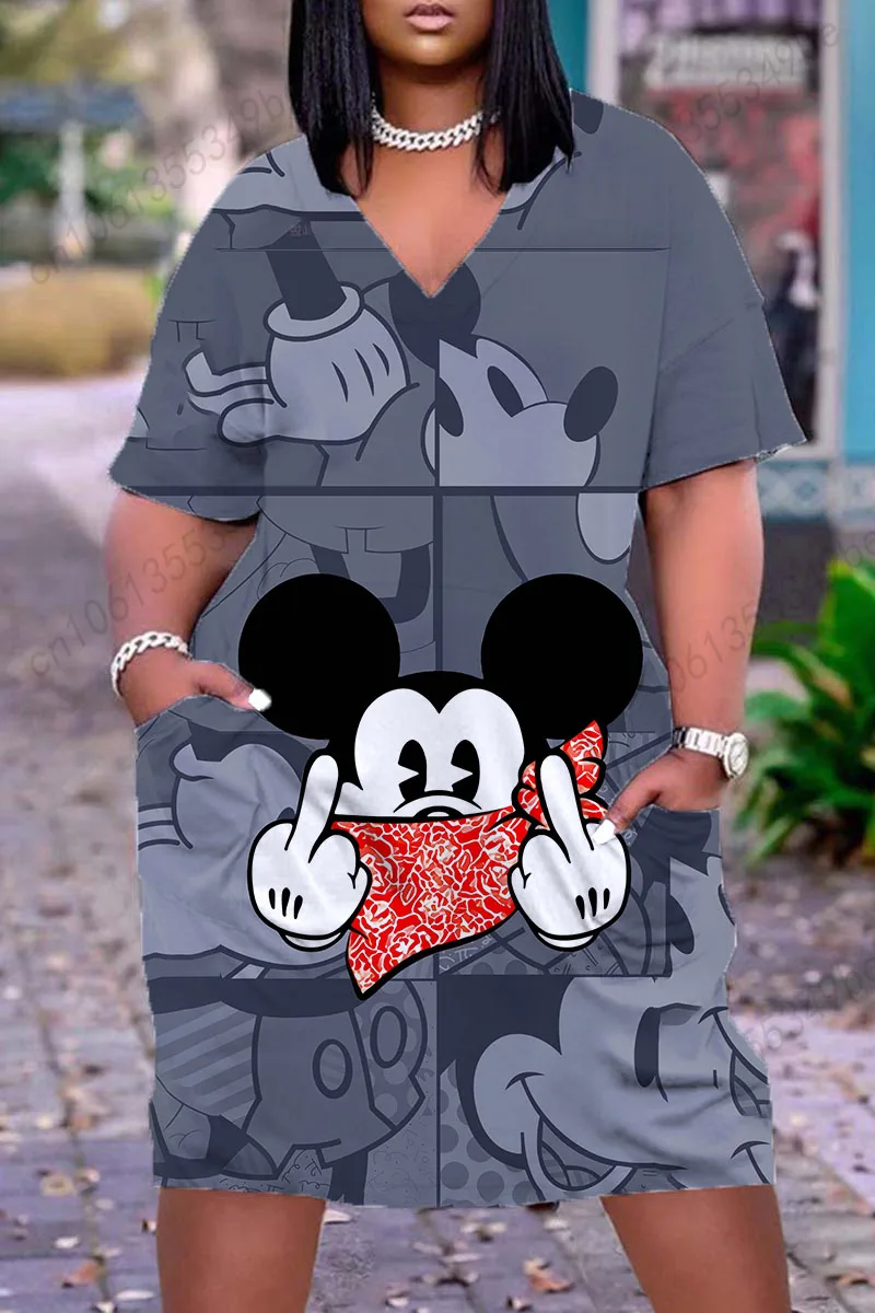 Disney V Neck Skirts Dreess Women Dress Playa SUMMER WOMAN CLOTHING Mickey Party Dress for Wedding Fashion Woman Blouses 2022
Disney V Neck Skirts Dreess Women Dress Playa SUMMER WOMAN CLOTHING Mickey Party Dress for Wedding Fashion Woman Blouses 2022