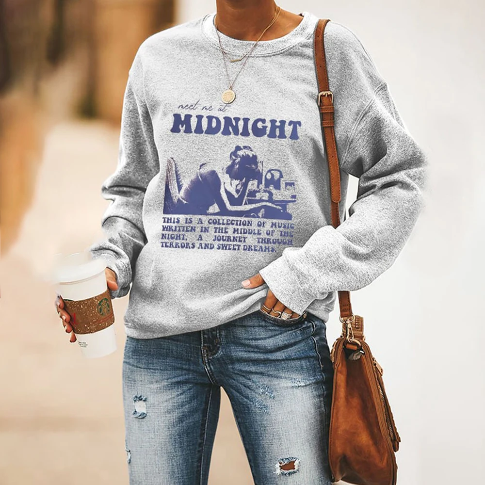 Women's Pullovers Fashion Letter Print Sweatshirt Autumn Winter Long-sleeved Tracksuit Casual Crew Neck Pullover Streetwear 2022
Women's Pullovers Fashion Letter Print Sweatshirt Autumn Winter Long-sleeved Tracksuit Casual Crew Neck Pullover Streetwear 2022