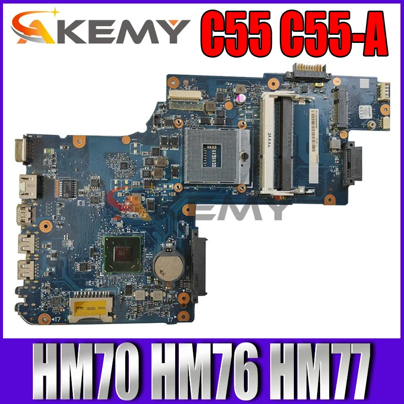 

For TOSHIBA Satellite C55 C55-A C55-A-1JJ C50 C50-A Laptop Motherboard Mainboard HM70 HM76 HM77 DDR3 UMA