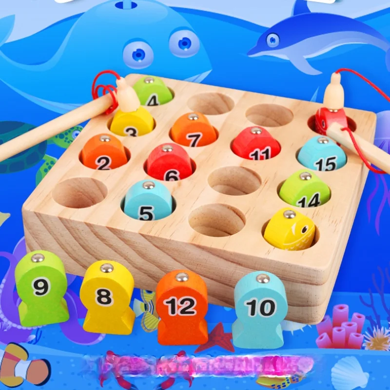 Kids Toys Montessori Educational Wooden Toys Count Magnetic Fishing Toys Math Toys Early Learning Educational Toys for Children
Kids Toys Montessori Educational Wooden Toys Count Magnetic Fishing Toys Math Toys Early Learning Educational Toys for Children